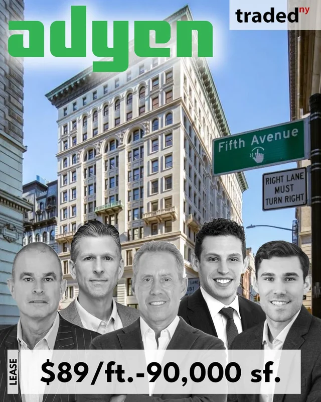 Adyen Leases 90,000 Square Feet Office Space In Flatiron District From Winter Organization