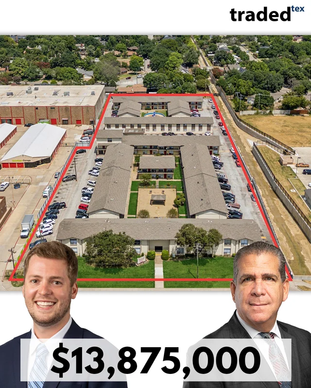 Embassy Apartments Sold In Irving For $13.88 Million With Seller's Reps Preston Browne & Scott Lunine