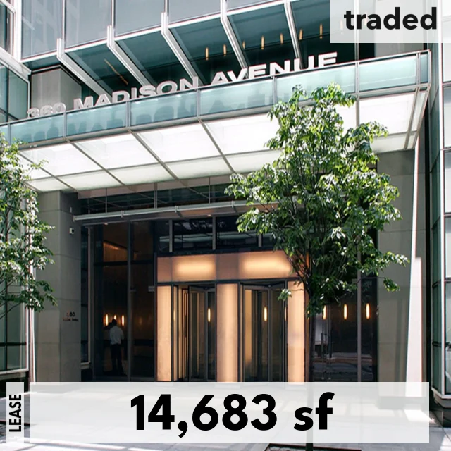 Aareal Capital Corporation Leases 14683 Square Feet From Stawski Partners At 360 Madison Ave