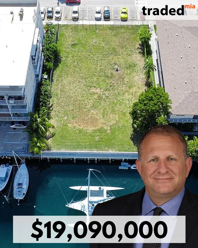 Noam Ziv Of El-Ad National Properties Acquires Development Site In North Bay Village For $19.09M