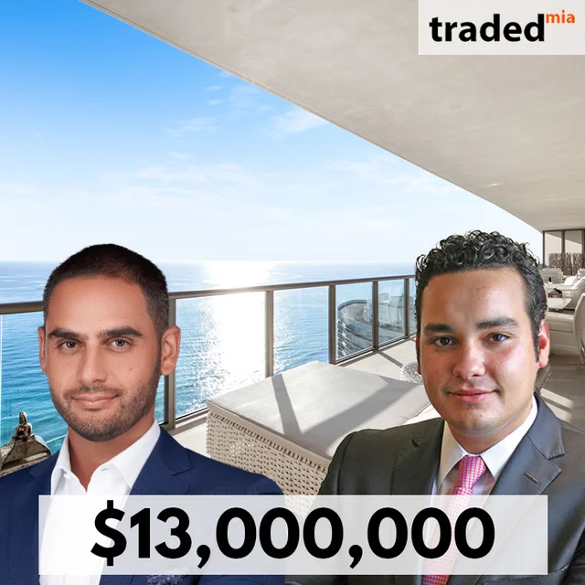 Ralph Serrano - Safe Harbour Equities Sells Bal Harbour Condo For $13M With Brokers Alejandro Diaz Bazan & Isaac Lustgarten