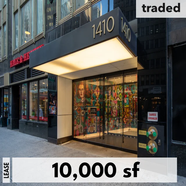 L.H. Charney & Associates Leases 10000 Square Feet At 1410 Broadway In New York