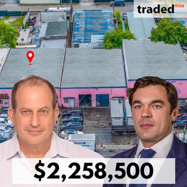 Joseph Delvecchio Purchases Industrial Property In Allapattah From Robert Martin For $2.26M