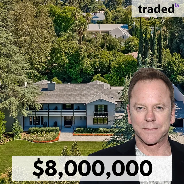 Kiefer Sutherland Sells Toluca Lake SFR For $8M With The Agency