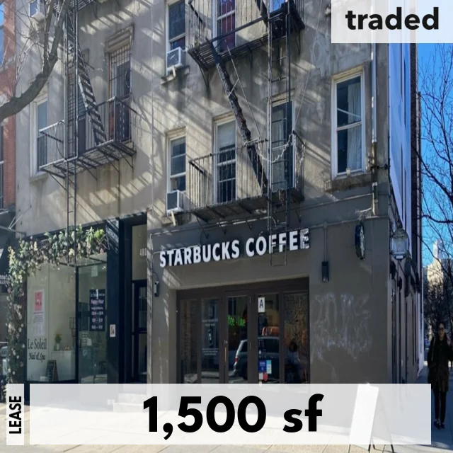 Starbucks Signs Lease For 1500 Square Feet At 482 W Broadway New York With BLDG Management