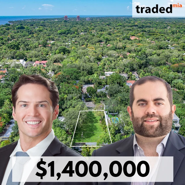 Jose Canero & Justin Rundle Acquire Development Site In Miami's Coconut Grove For $1.4M