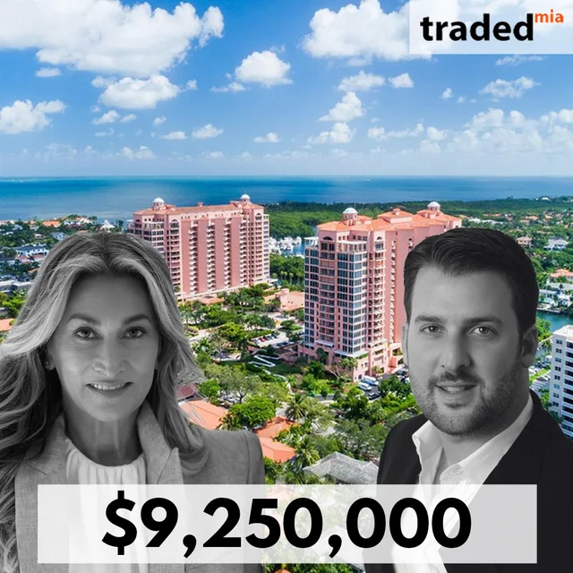 One Sotheby's International Realty Sells Coral Gables Condo On Edgewater Drive For $9.25M