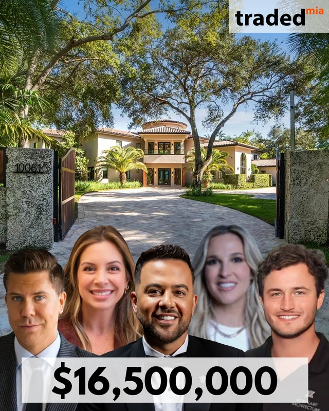 AHBKE25 Trust Acquires Pinecrest Single Family Home From Derek And Lisa Gonzalez For $16.5M