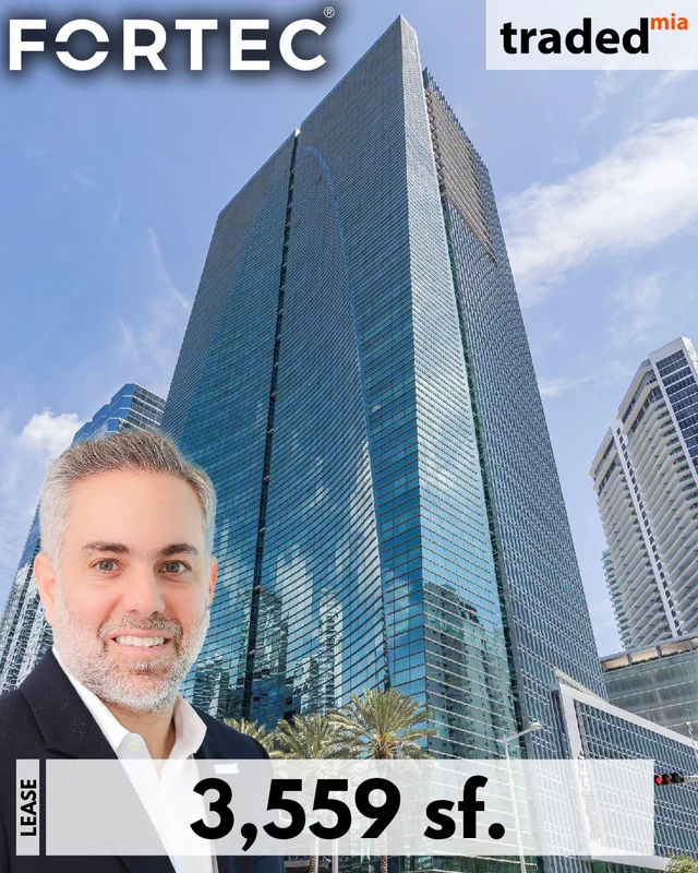 Martin Saidon Of Fortec Renews Office Lease For 3,559 Square Feet At 1395 Brickell Avenue