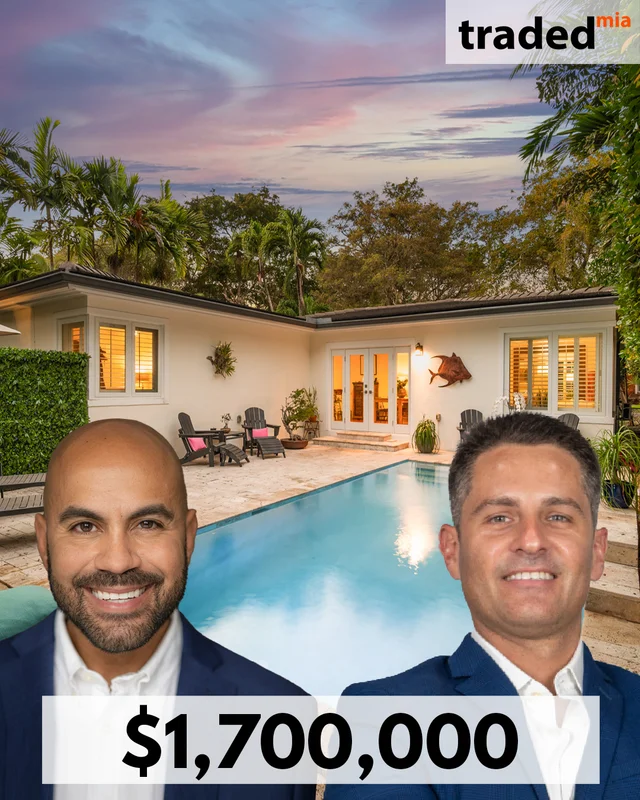 Kimberly Cook Sells Coral Gables Single Family Home For $1.7M With Buyer's Rep Uccio Zecchini & Gabriel Garcia