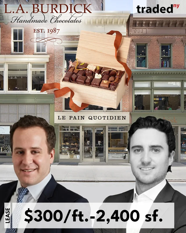L.A. Burdick Chocolates Signs 10-Year Lease At 933 Broadway From Thor Equities