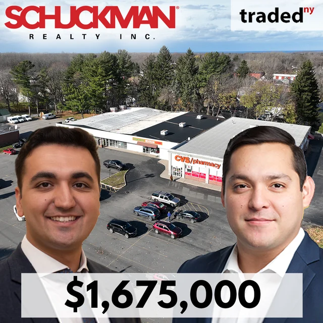 Moshe Riesman Purchases CVS Center In Sodus New York For $1.675M With Schuckman Realty Representation