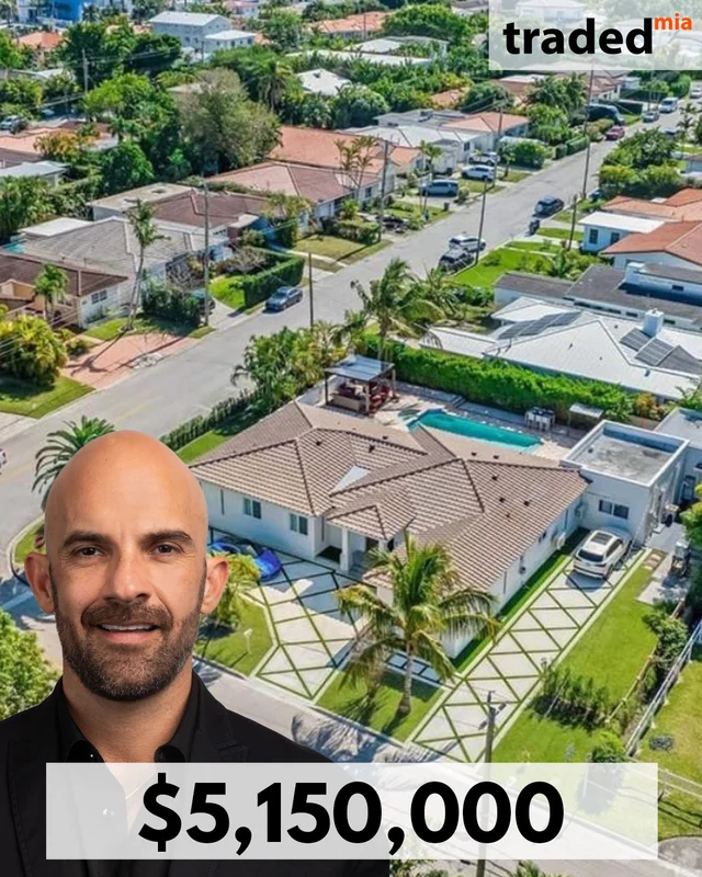 Robert Smith Purchases Single Family Home In Surfside For $5.15M With Marco Tine As Buyer's Rep