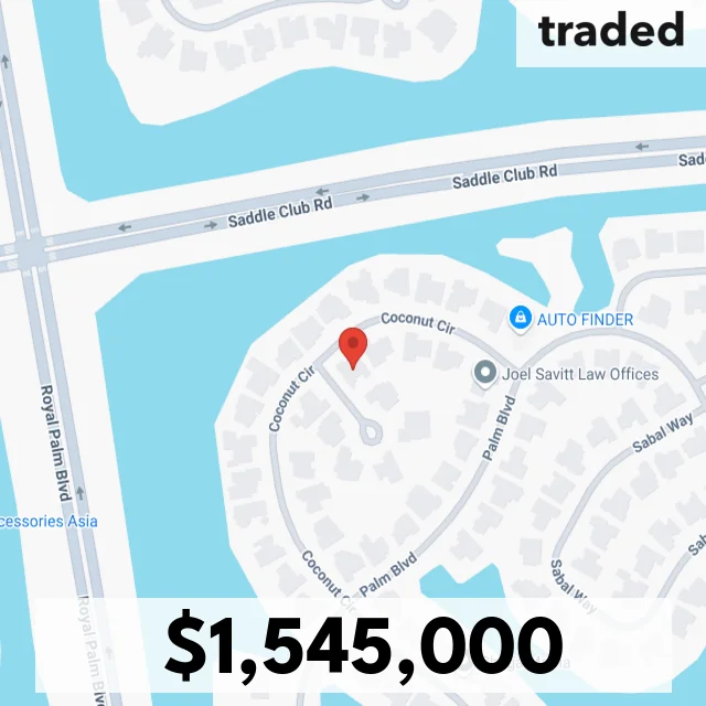Erin Arroyo Purchases Single Family Residence At 378 Coconut Circle From Michael And Jennifer Simpson For $1.545M