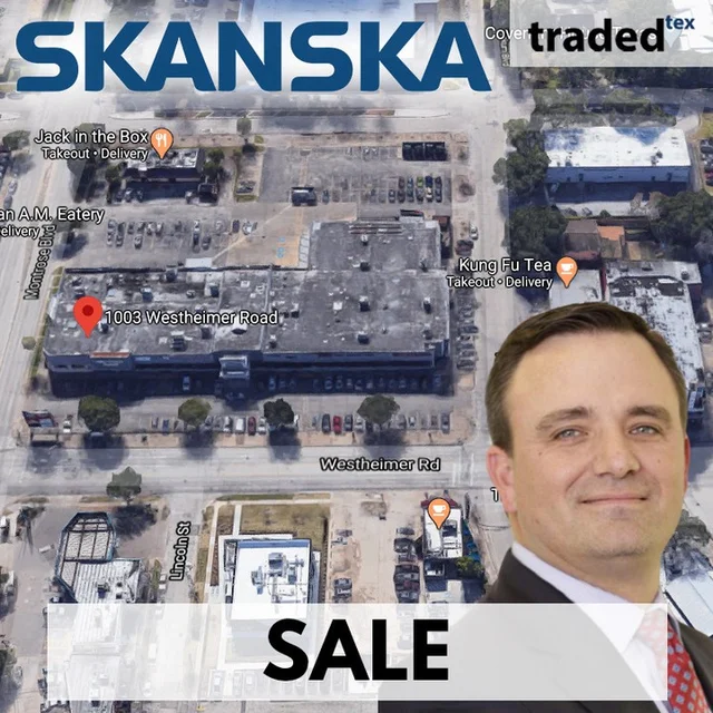 Skanska USA Commercial Development Acquires Development Site In Houston For $27M