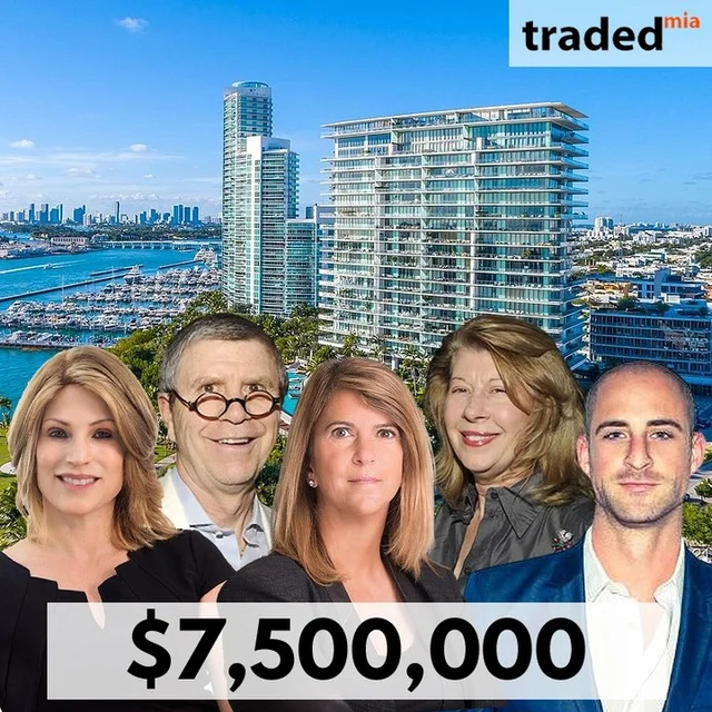 Donald Gaiter & Gloria M. Gutierrez Acquire Miami Beach Condo For $7.5M