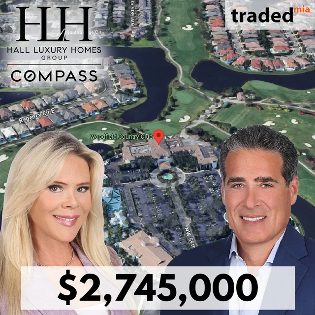 David Hall & Sonia Hall Of Hall Luxury Homes Group Represents Buyer In $2,745,000 Boca Raton Sale