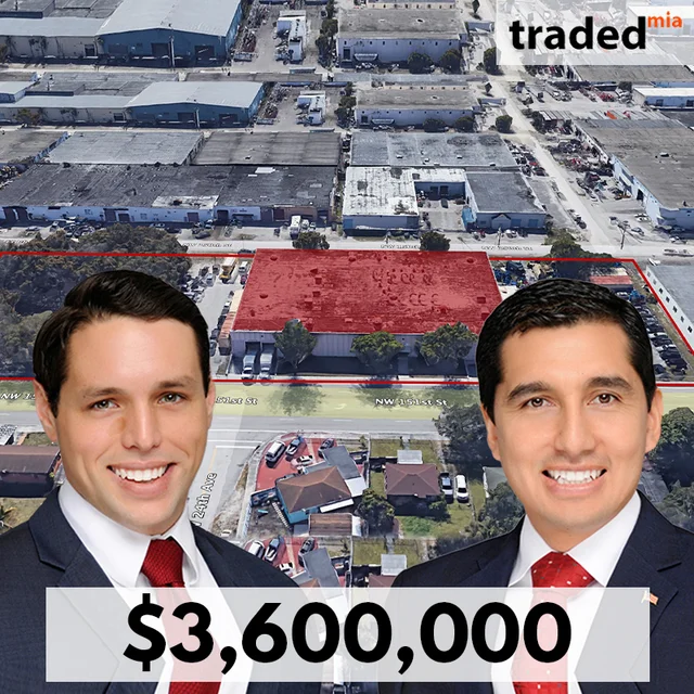 ComReal Represents Sale Of 32,700 SF Industrial Property In Miami For $3.6M