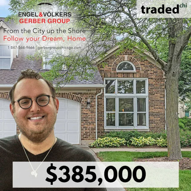 Joe Gerber Of Engel & Volkers Chicago North Shore Facilitates $385,000 Sale Of 2,812 SF Buffalo Grove Townhouse At 180 Willow Pkwy