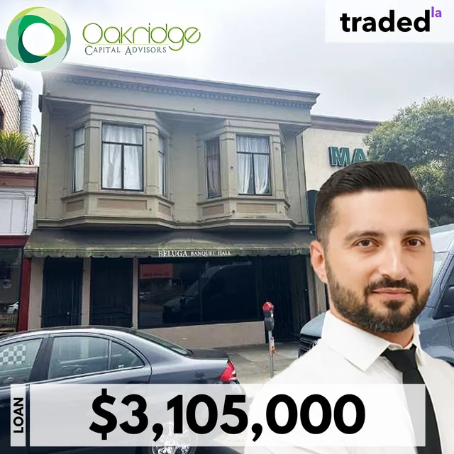 Sarkis Daldumyan Of Oakridge Capital Advisors Inc Secures $3.105M SBA 504 Loan For Retail In San Francisco