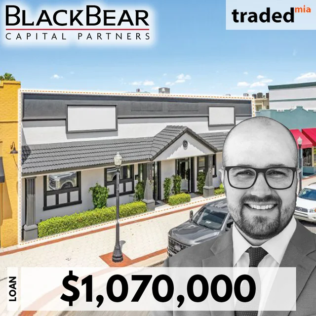 Black Bear Capital Partners ("BBCP") has secured a loan of $1,070,000 for a 6,400 square foot mixed-use property in Lakeland, thanks to Tony Morales.