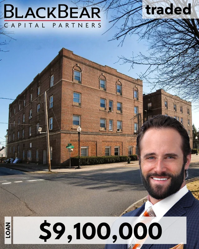 Black Bear Capital Partners (“BBCP”) is pleased to announce the successful closing of a $9,100,000 fixed-rate loan, five-year term to refinance an 81-unit multifamily property located in Morristown, NJ