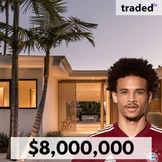 Leroy Sané Acquires Hollywood Hills SFR For $8M With Brokers Adam Rosenfeld, Jon Grauman & Christopher Dyson - The Agency