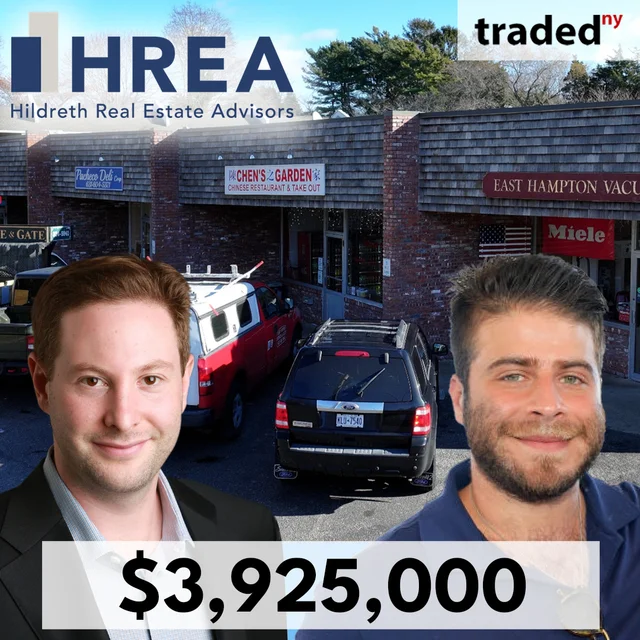 David Shorenstein And Jason Breitstone Acquire Retail Strip Center In East Hampton For $3.925M