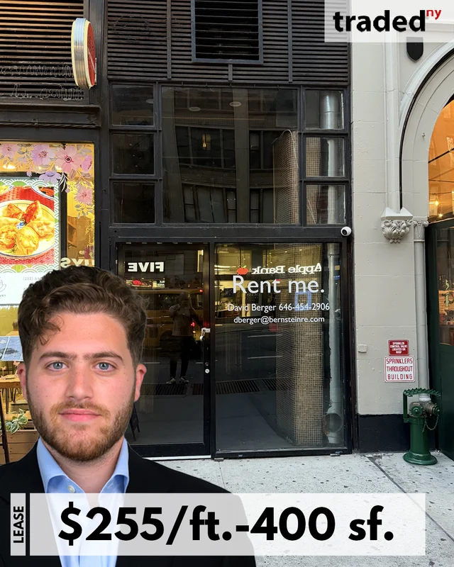 Bernstein Real Estate Leases Retail Space To Sneakky Klean At 342 Seventh Avenue In Manhattan