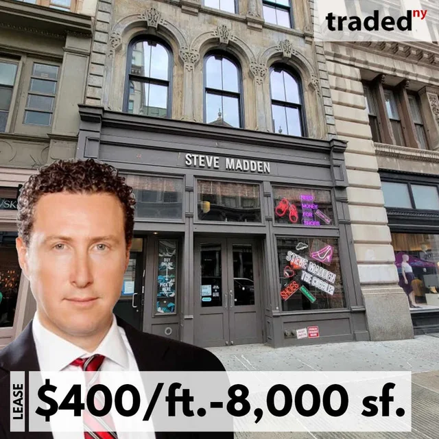 Schutz Signs 10-Year Lease For 8,000 SF Flagship Location At 540 Broadway, SoHo