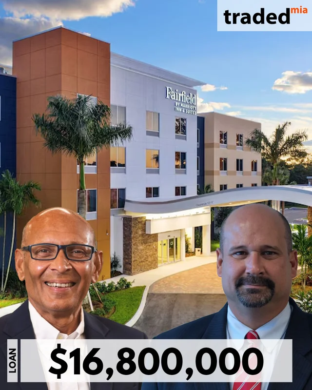 Ocean Bank Provides $16.8 Million Loan To Hotel Of Deerfield LLC For 104-Room Property