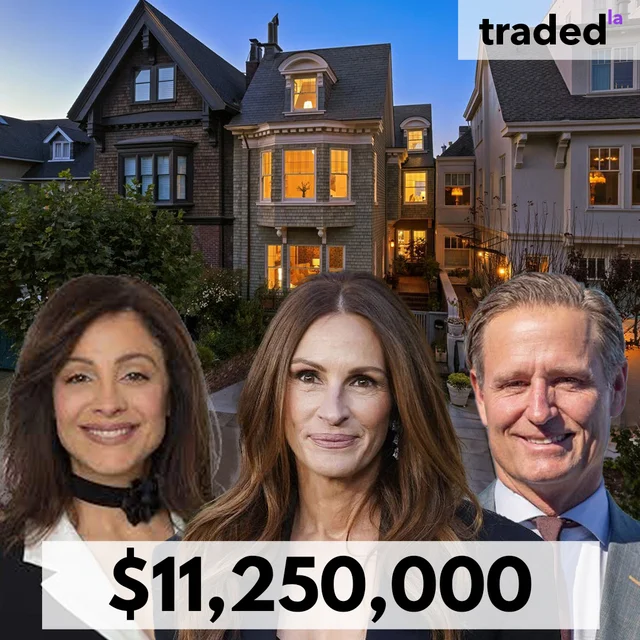 Julia Roberts Sells San Francisco Mansion In Presidio Heights For $11.25M