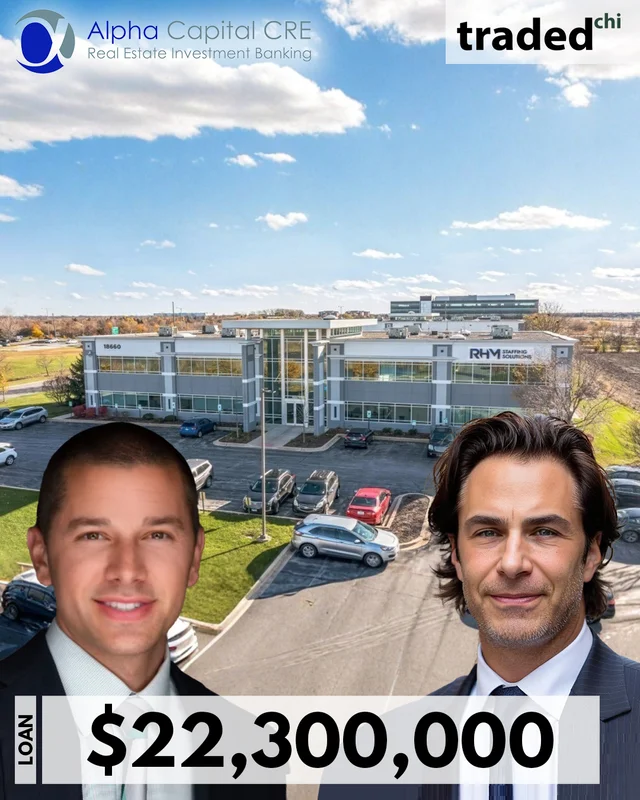 Barclays Provides $22.3M Loan For Office Acquisition By Joe Napoli In Tinley Park