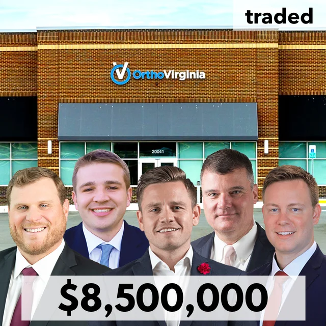 Ashburn Medical Office Sold For $8.5M Cash With Buyer's Rep Andrew Fallon & Seller's Rep Danny Booker