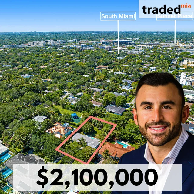 Isaac Malagon Of Compass Sells South Miami SFR To Sean Coutts For $2.1M