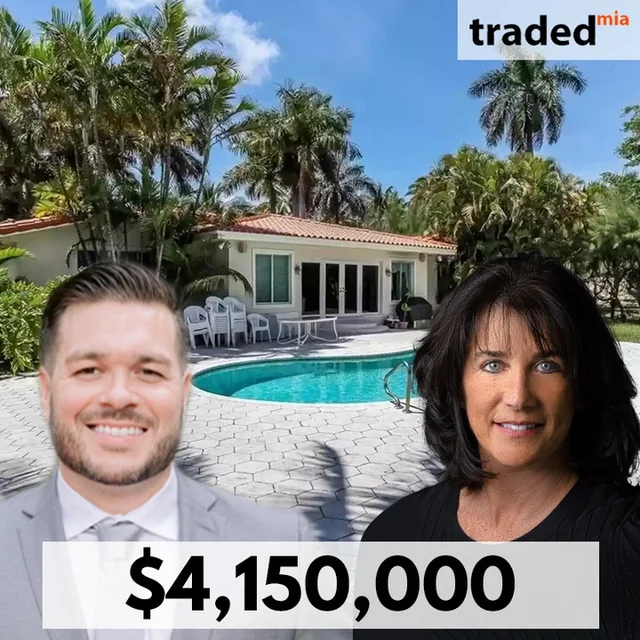 Sandra Alvarez Sells Golden Beach SFR For $4.15M With Buyer's Rep Lydia Eskenazi & Seller's Rep Danny Alvarez