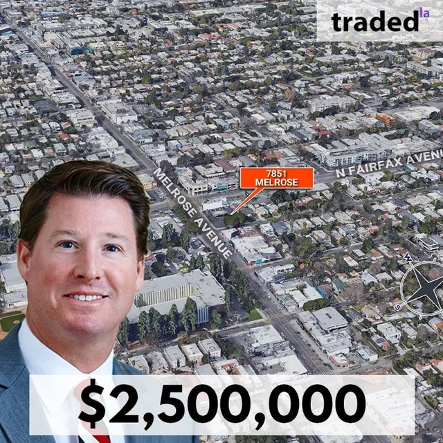 Alex Lahijani Acquires Retail Property On Melrose Avenue In Los Angeles For $2.5M