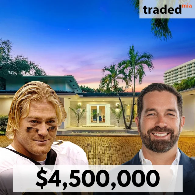 Jeremy Shockey Acquires Miami Luxury Home At 4150 Bay Point Road For $4.5M