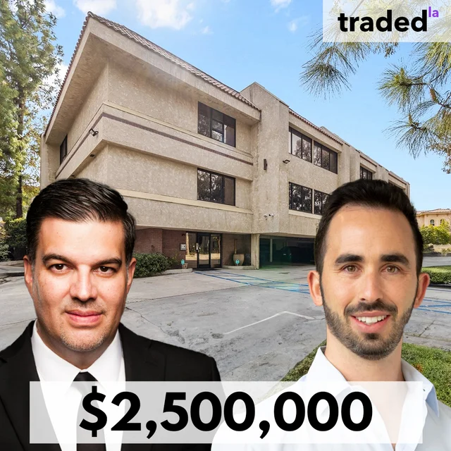 Cesar Gonzalez & Jonathan Daniels Of Equity Union Commercial Sell Agoura Hills Office For $2.5M