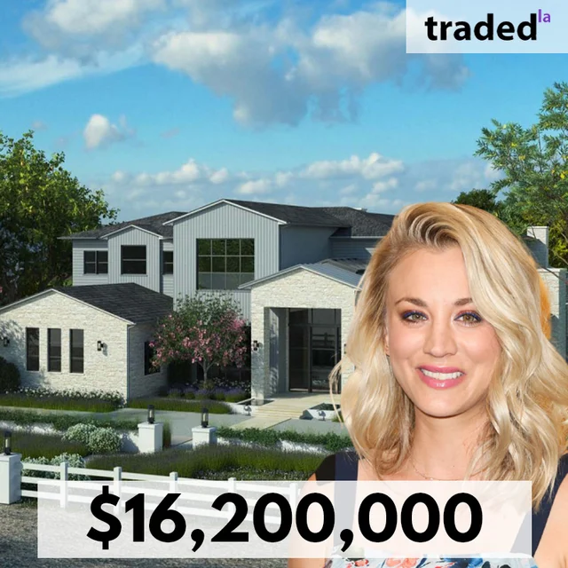 Kaley Cuoco Sells Hidden Hills SFR For $16.2M On 1.54-acre Lot