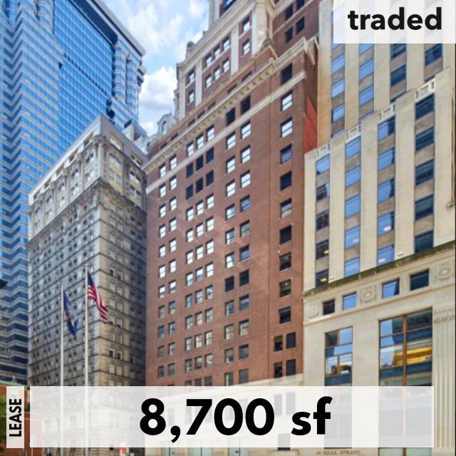IBI Group Leases 8700 Square Feet At 44 Wall St New York From Swig Equities
