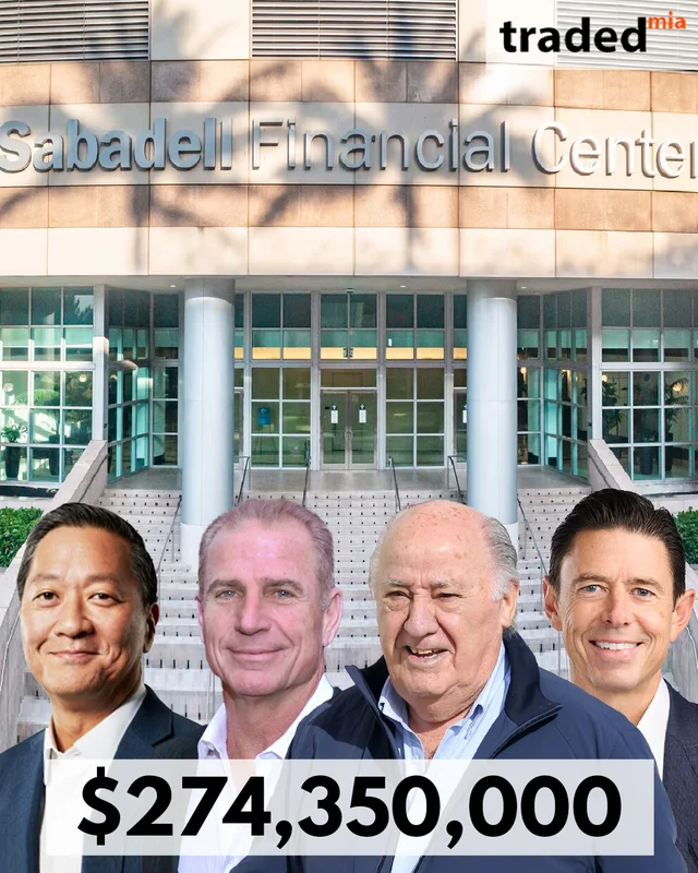 Amancio Ortega's Ponte Gadea Acquires Sabadell Financial Center From KKR And Parkway For $274.35M