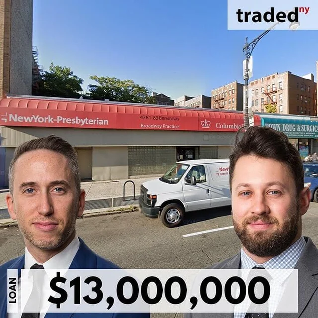 Meridian Capital Group Secures $13M Loan For 59K SF Office Property In Inwood And Mott Haven