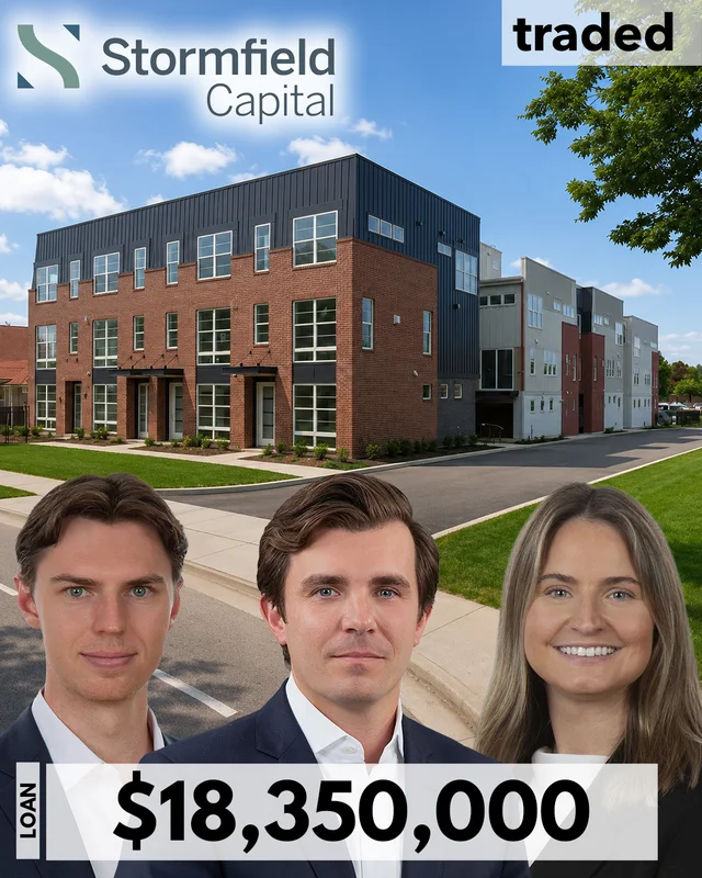 Stormfield Capital Provides $18.35M Bridge Loan For 29-Unit Townhome Development In Denver
