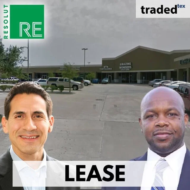 Katy Pure Water Leases 1,000 SF Retail Space At 18859 W. Little York Road In Katy - Rick Gutierrez & Davis Amanyisye Of RESOLUT RE