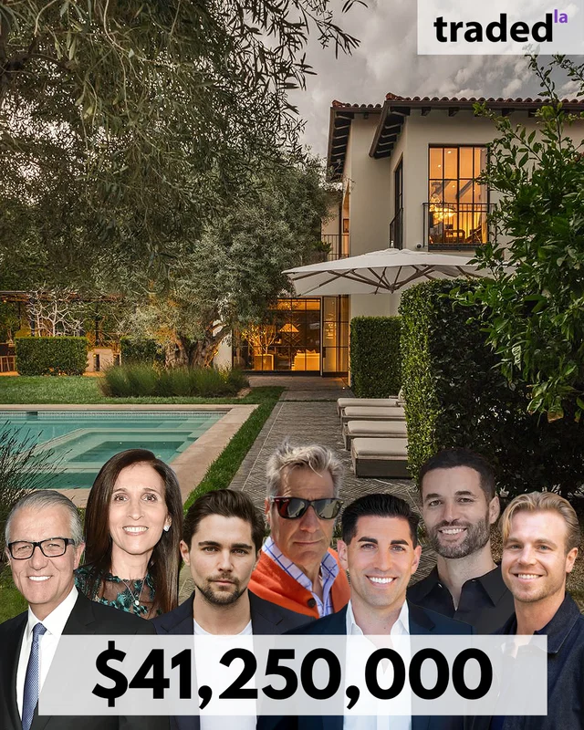 Carlos Alberini And Andrea Alberini Sell Benedict Canyon Mansion For $41.25M With Jon Grauman And Adam Rosenfeld As Seller's Reps