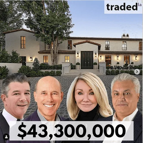Travis Kalanick Acquires Bel Air SFR From Christopher Cole For $43.3M