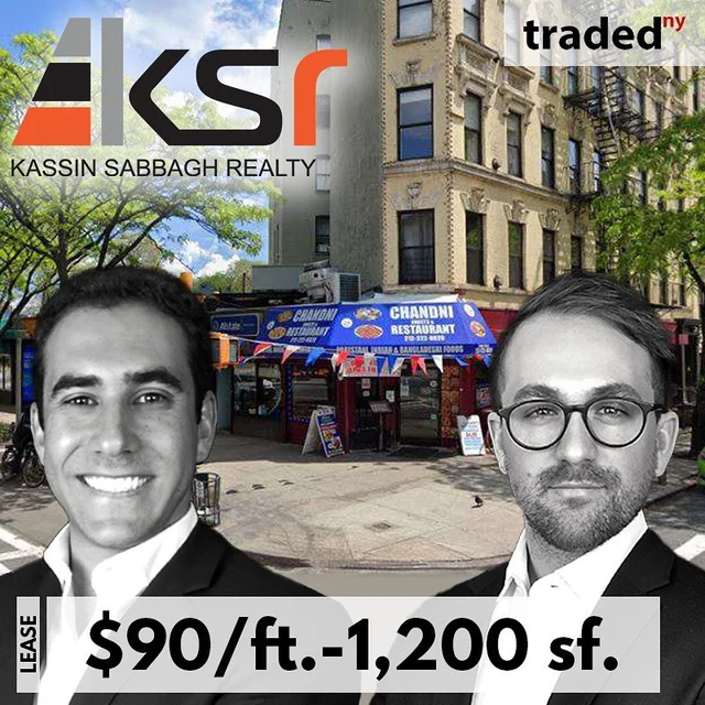 Real Taco LLC Leases Retail Space On Upper West Side For $108,000/yr, Represented By Albert Halawani & Daniel Kestenbaum - KSR