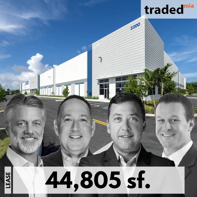 Rehoboth Terminal Leases 44805 SF At Bridge Point Port Everglades In Dania Beach