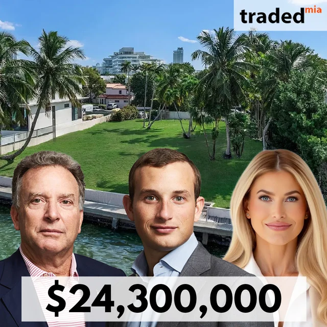 Steve Witkoff & Alex Witkoff Sell 0.4-Acre Land At 4766 North Bay Road For $24.3M